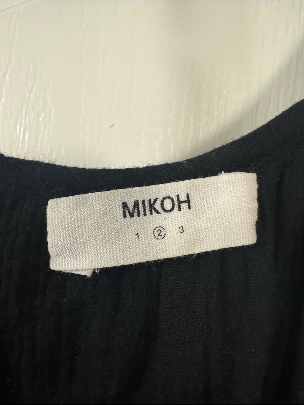 Mikoh Black Tiered Spaghetti-Strap Midi Dress - Picture 2 of 10